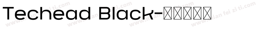Techead Black字体转换